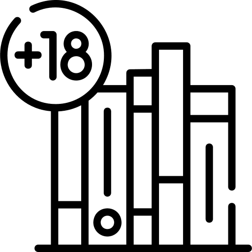 Erotic sex shop erotic reading icon