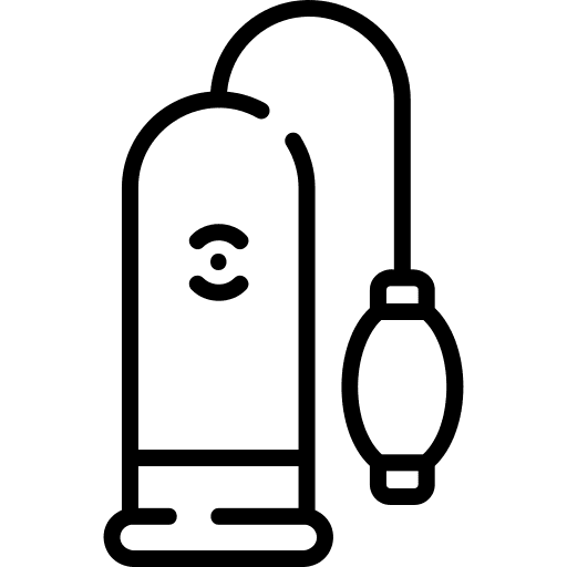 Vacuum pump dildo toy cock icon