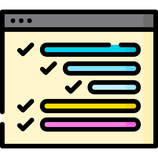Table content layouts edit tools web design icon