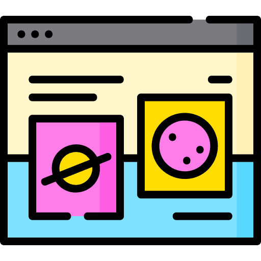Web design layouts symbols icon Web design layouts symbols icon