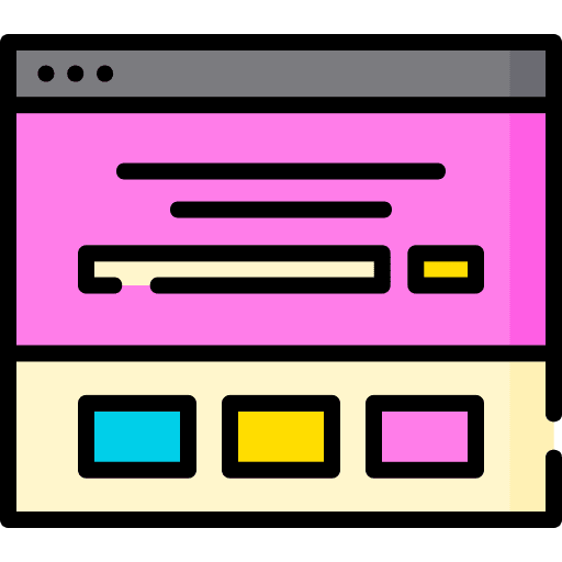 Web ui symbols layout icon Web ui symbols layout icon