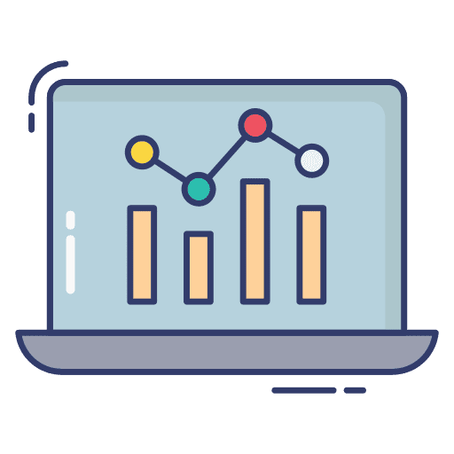 Laptop screen seo and web laptop chart icon Laptop screen seo and web laptop chart icon