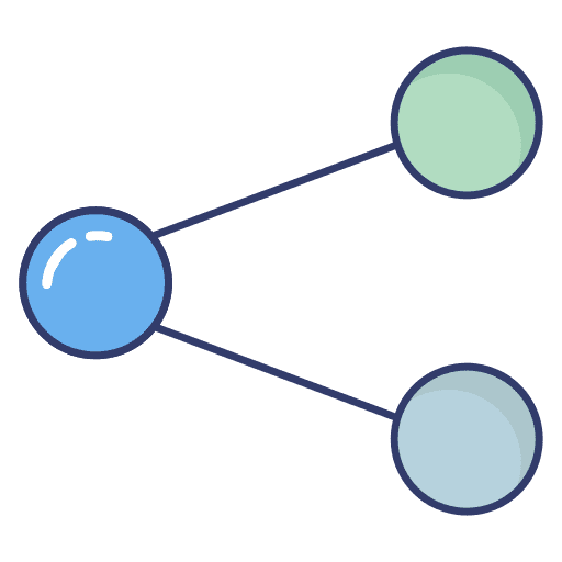 Share seo and web share connector icon