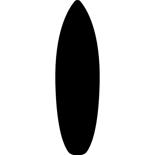 Surf board surfer water sports surf board icon