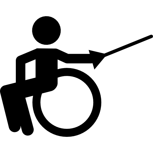 Paralympic fencing sword multisports sports icon