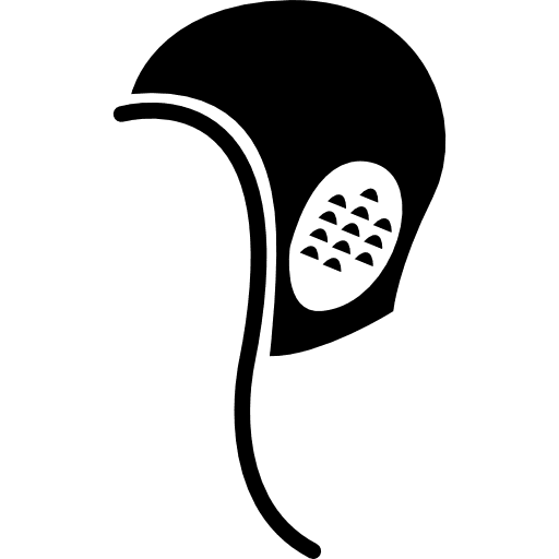 Head cover for waterpolo sportive head multisports icon