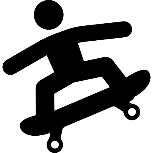 Skateboard skater sports skate icon