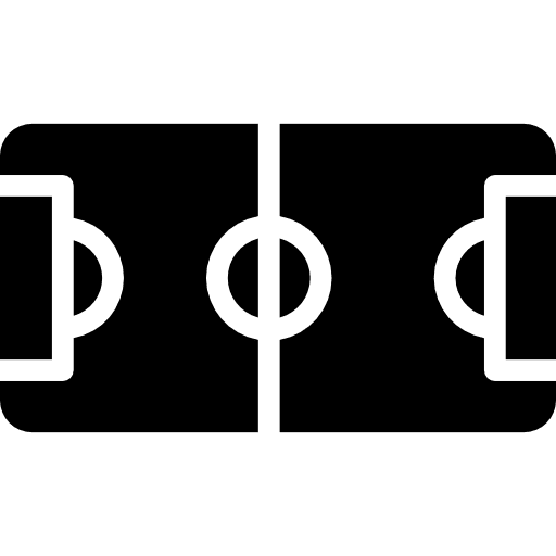 Soccer field from top view sports multisports top view icon