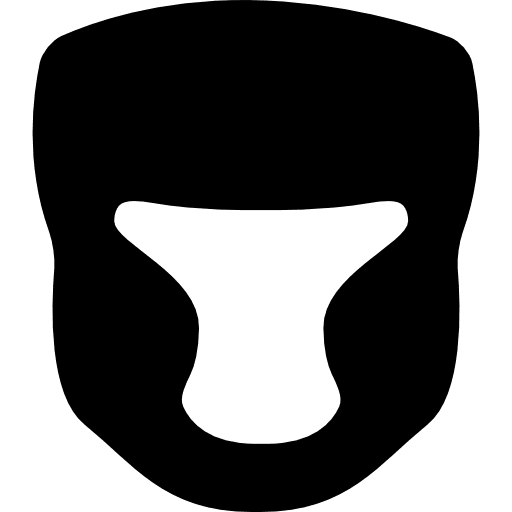 Kickboxing equipment sports shape sport icon