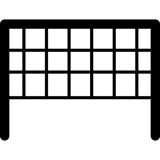 Volleyball net sport net multisports icon