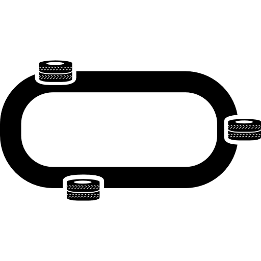 Road circuit motor sports sportive road icon