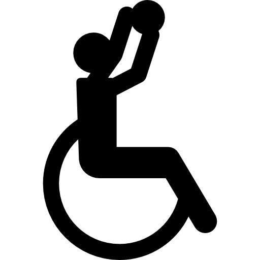 Paralympic basketball silhouette sport paralympics multisports icon