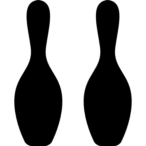 Bowling bowls silhouette team sports multisports bowling icon
