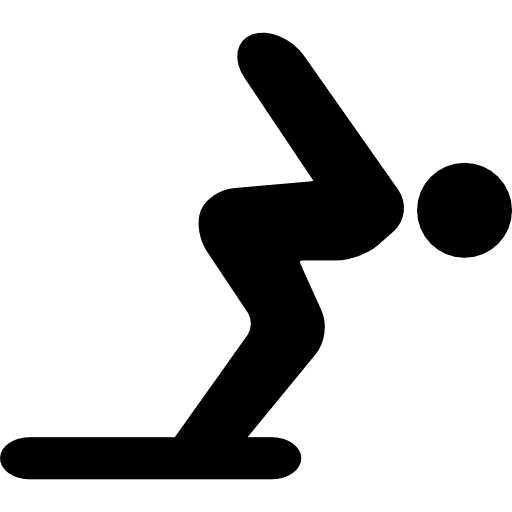 Diver silhouette multisports diver sport icon