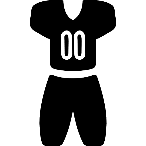 American football clothes sportive sport multisports icon