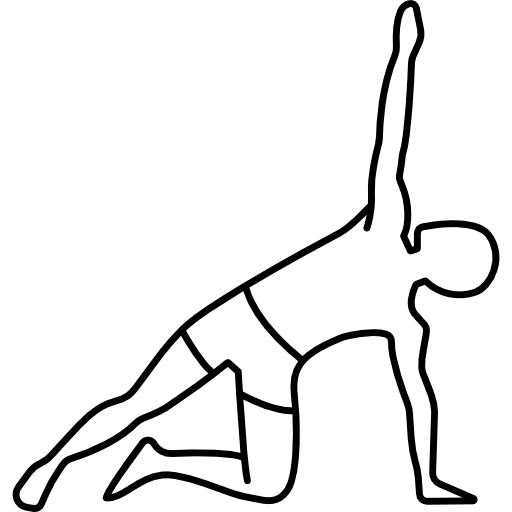 Man supporting himself on one arm and stretching right arm relaxing sports sport icon Man supporting himself on one arm and stretching right arm relaxing sports sport icon