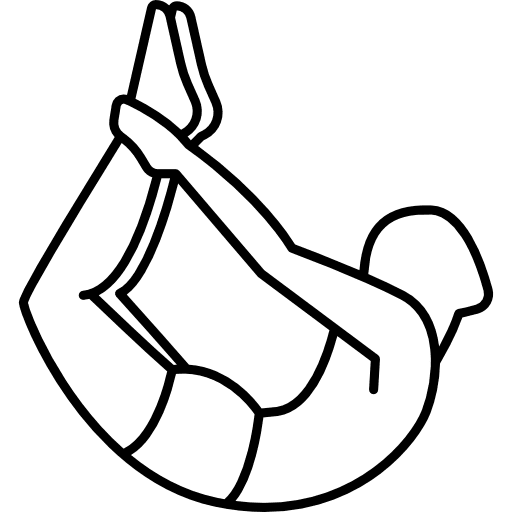 Man on floor flexing backwards excercise sport relaxing icon Man on floor flexing backwards excercise sport relaxing icon