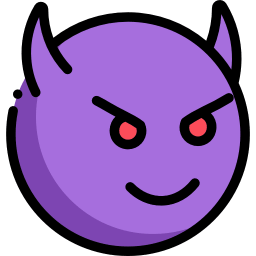 Devil feelings devil smileys icon