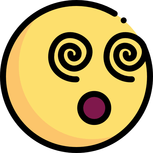 Dizzy smileys emoticons dizzy icon
