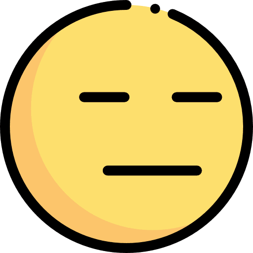Expressionless emoji emoticons smileys icon