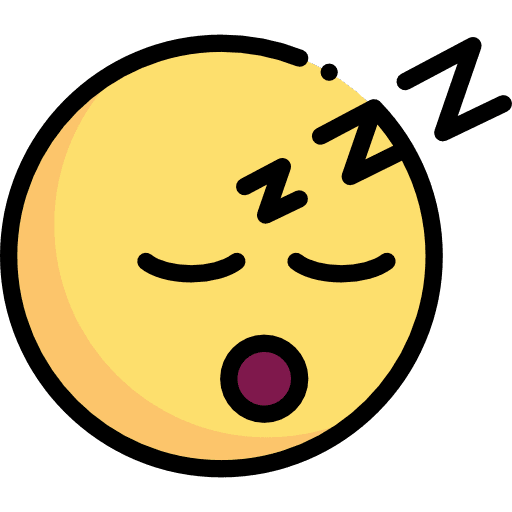 Sleeping emoji emoticons smileys icon