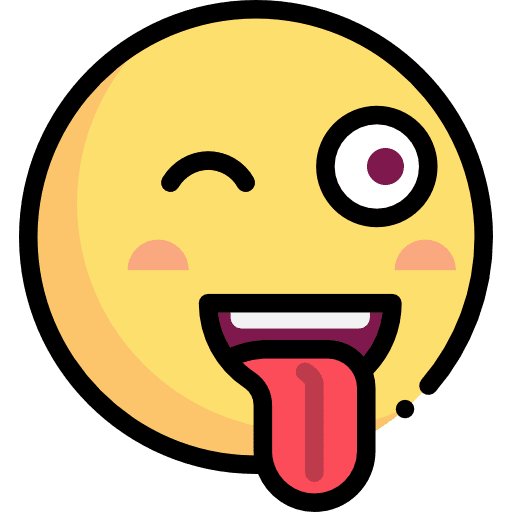 Tongue smileys feelings emoticons icon
