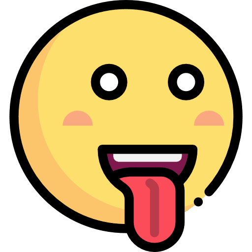 Tongue tongue emoticons smileys icon