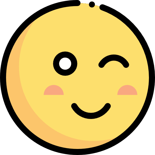 Wink smileys emoji emoticons icon