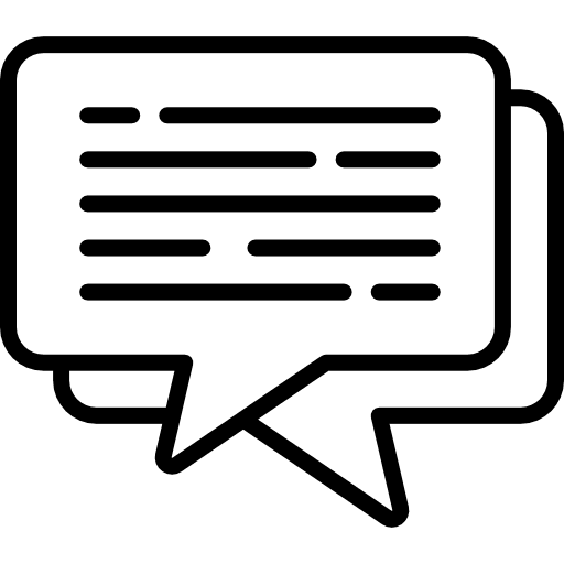 Chat communication conversation chat icon