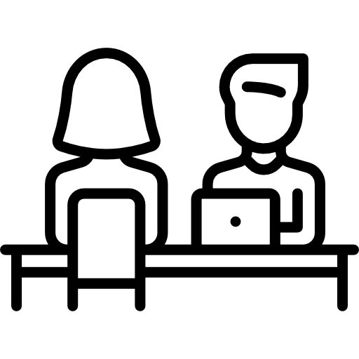 Interview meeting interviews seo and web icon