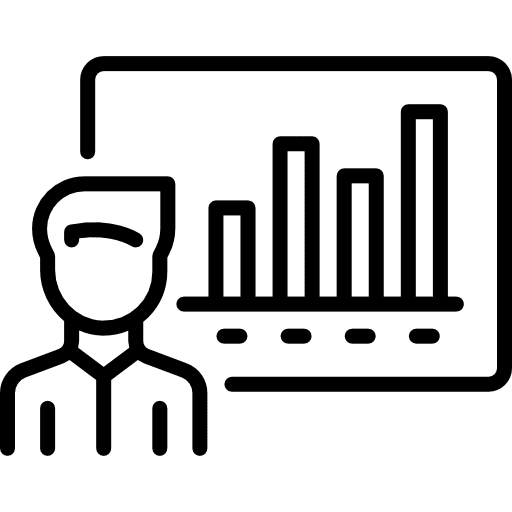 Analytics analytics seo and web stats icon