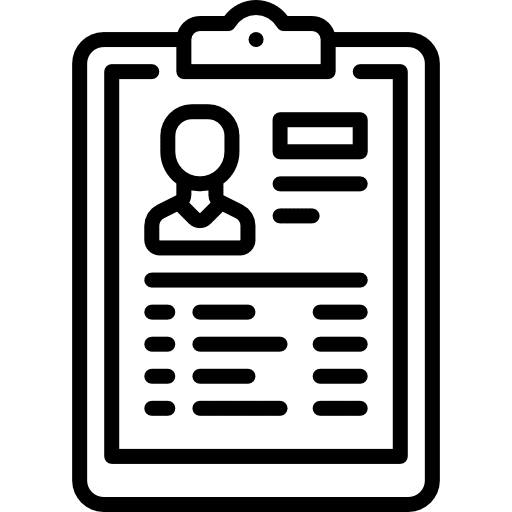 Curriculum working worker application icon