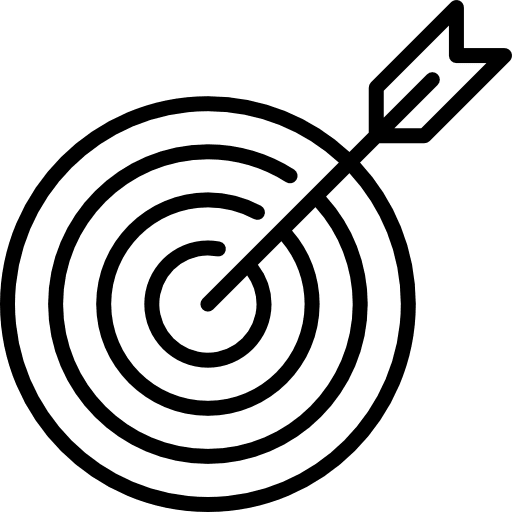 Target darts weapons dart board icon