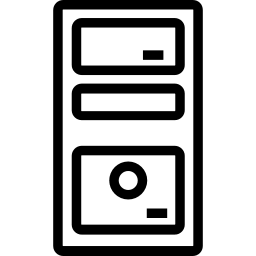Computer unit tower technology icon