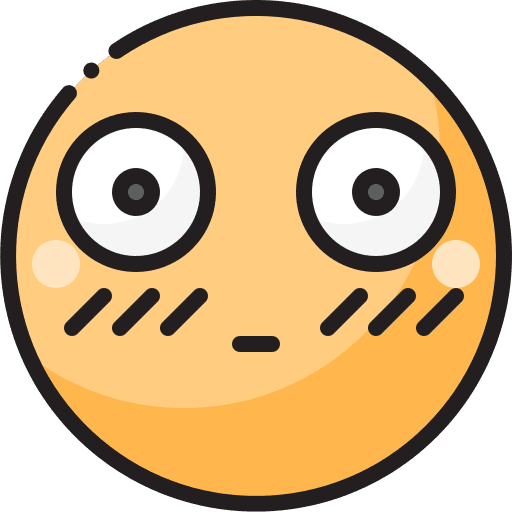 Flushed expressions smileys emoji icon