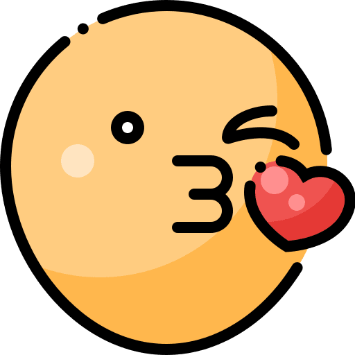 Blow kiss face smileys emotion icon Blow kiss face smileys emotion icon