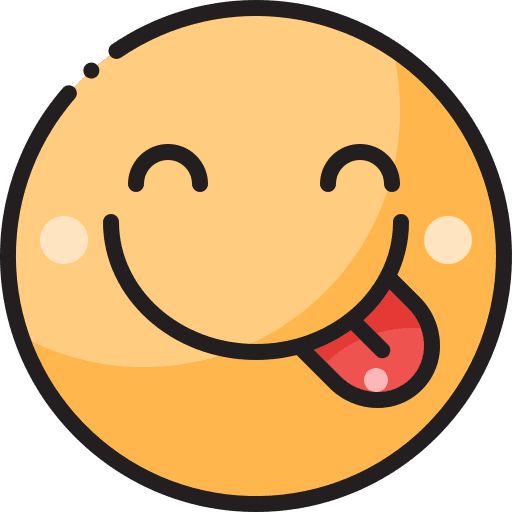 Food feelings smiley expressions icon Food feelings smiley expressions icon