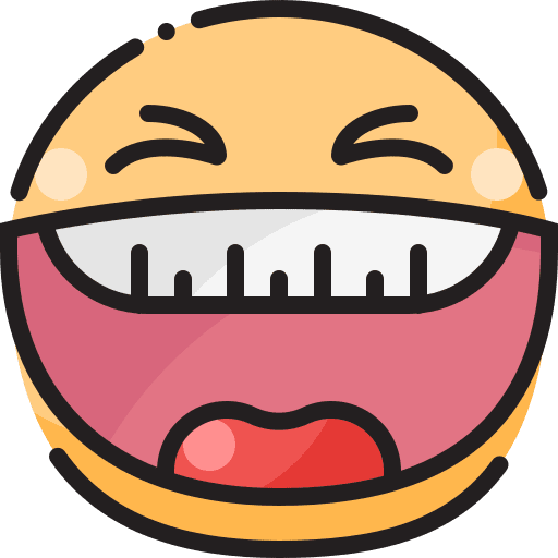 Grinning emotion smiley emoticons icon Grinning emotion smiley emoticons icon