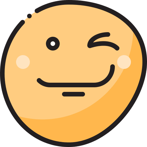 Winking face unhappy smileys feelings icon Winking face unhappy smileys feelings icon