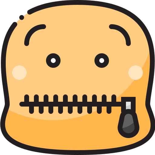 Zipped expressions emoticons feelings icon Zipped expressions emoticons feelings icon