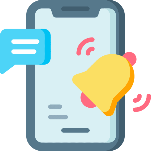 Notification comment social media notification bell icon