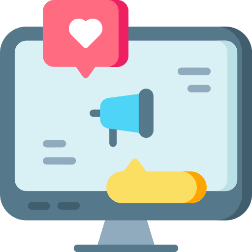 Social media marketing marketing loudspeaker social media marketing icon Social media marketing marketing loudspeaker social media marketing icon