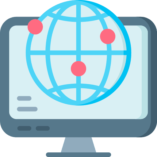 World grid internet world grid connect icon