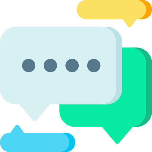 Speech bubble comment multimedia social media icon Speech bubble comment multimedia social media icon