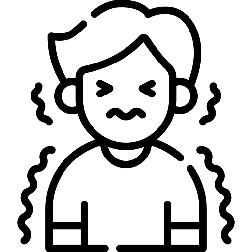 Chills illness sick person man icon Chills illness sick person man icon