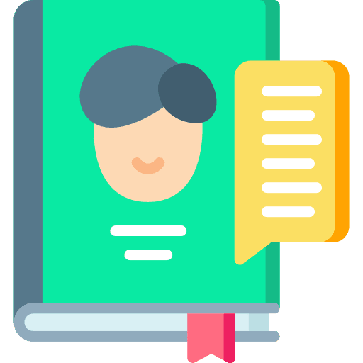 Contact book comment diary book icon Contact book comment diary book icon