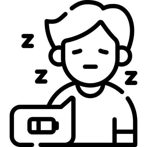 Fatigue speech bubble exhaust healthcare and medical icon