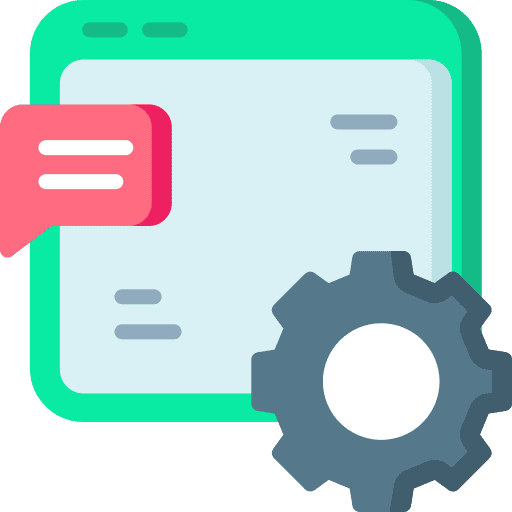 Settings social media comment media icon Settings social media comment media icon