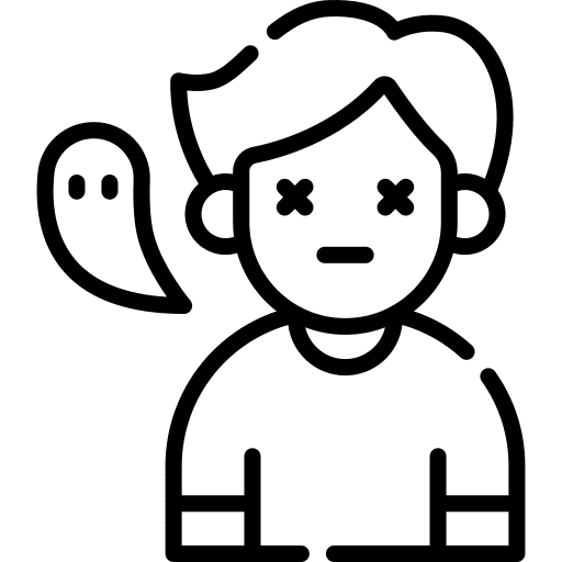 Pass away healthcare and medical ghost man icon Pass away healthcare and medical ghost man icon