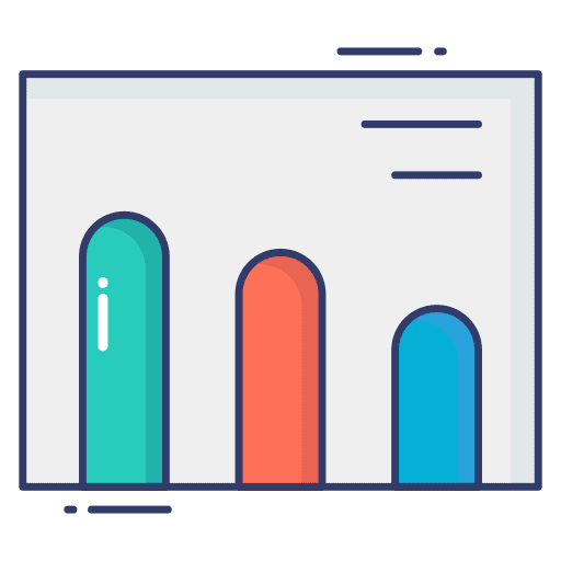 Growth growth business and finance stats icon